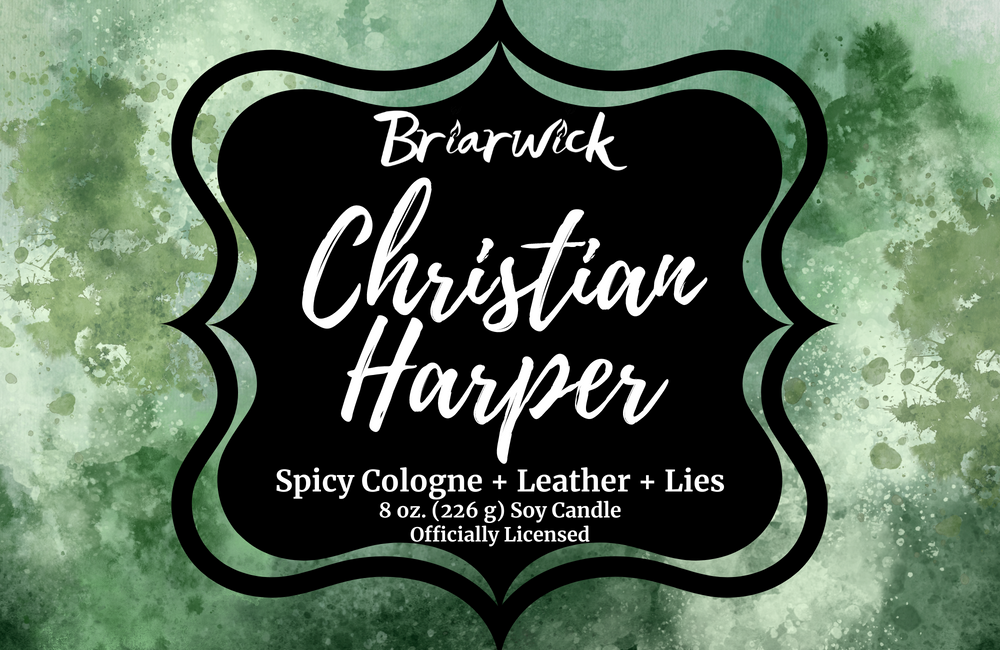 a black and green background with the words brack christian harper