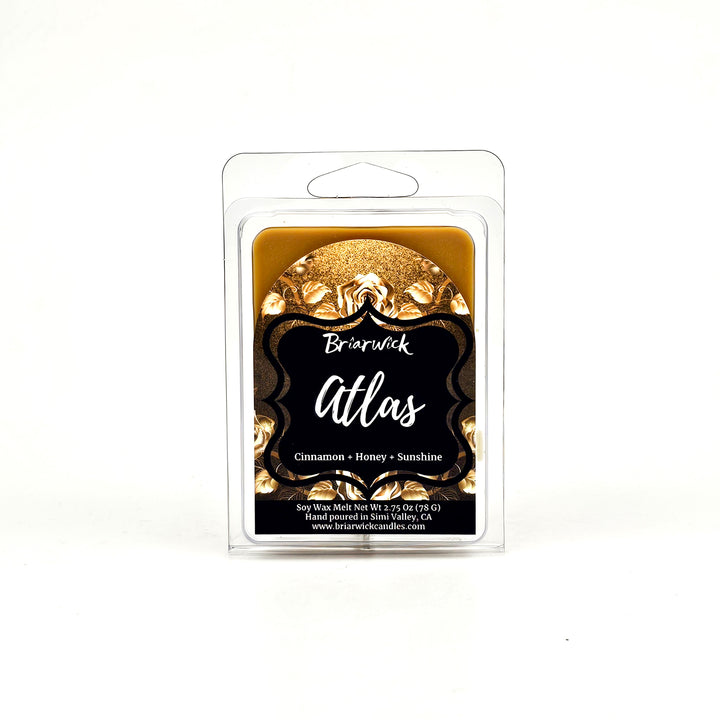 a package of gold foil with a black label