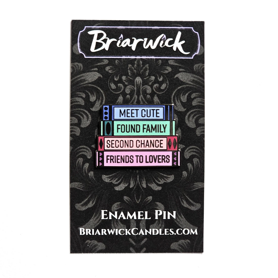 Sweet Book Stack Pin- Hard Enamel Pin
