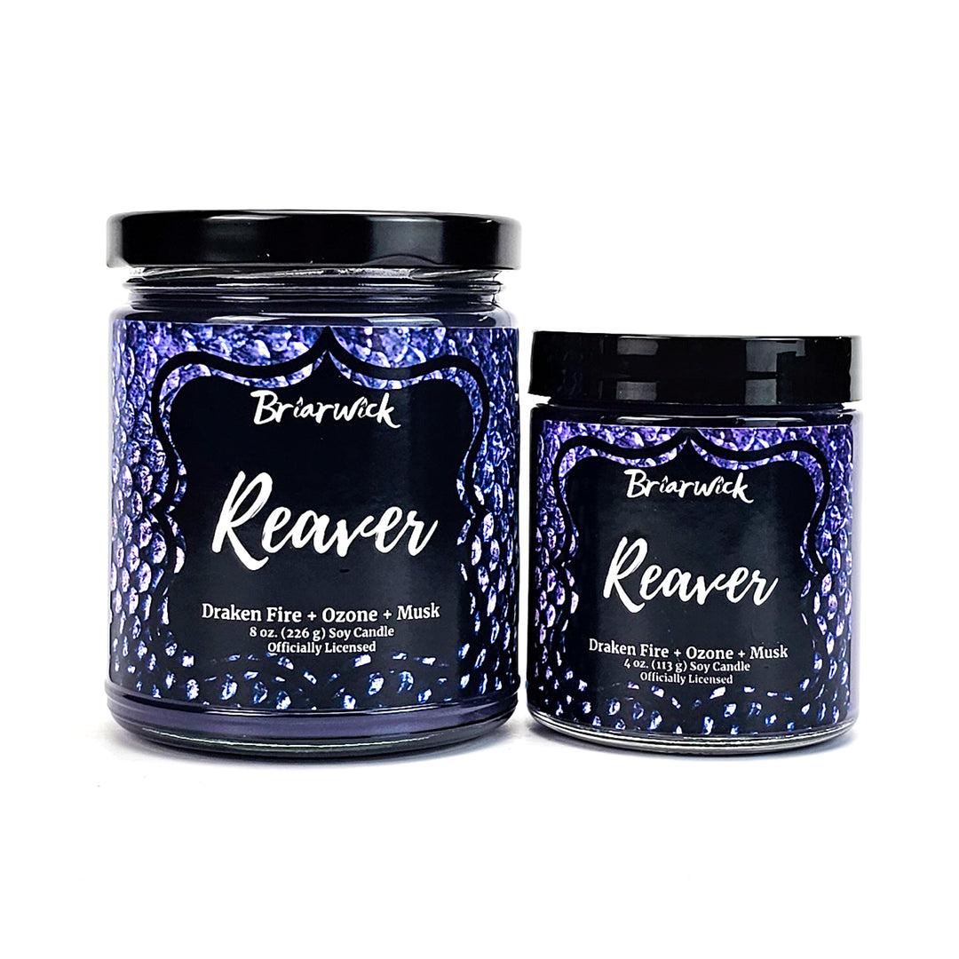 two jars of reaverr on a white background