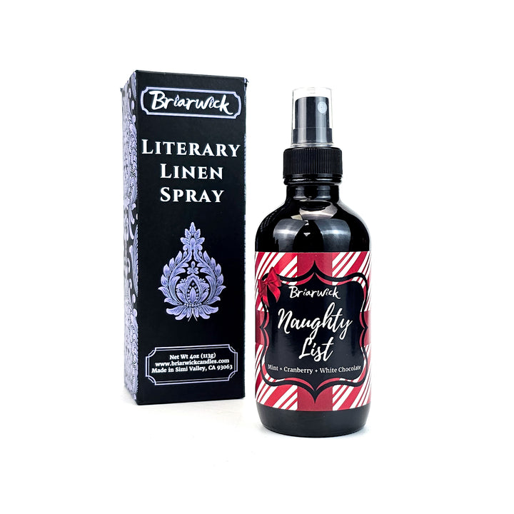 Naughty List- Seasonal Exclusive Literary Linen Spray