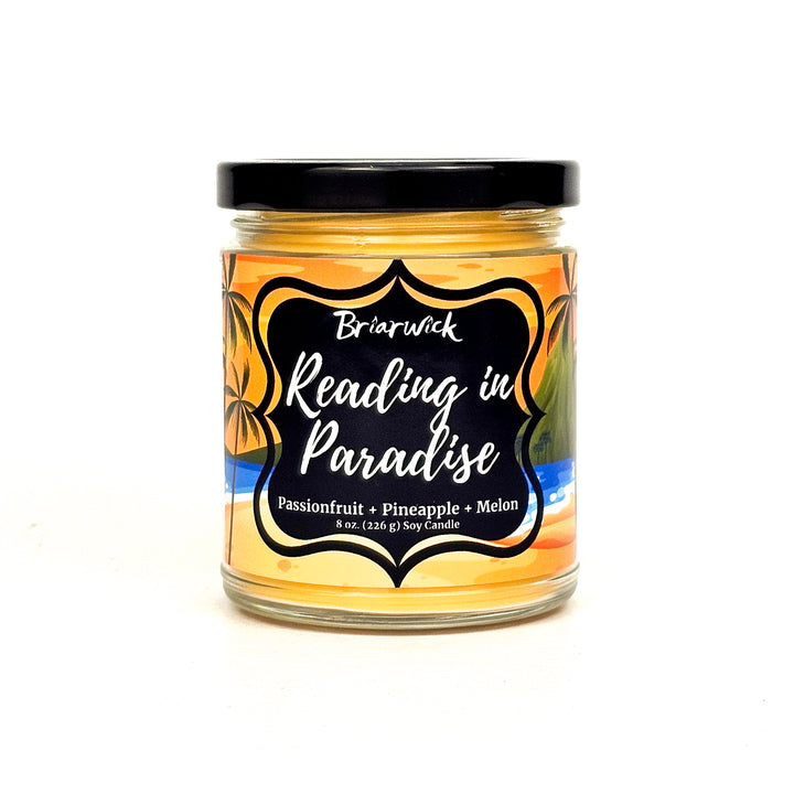 a jar of orange marmalade on a white background