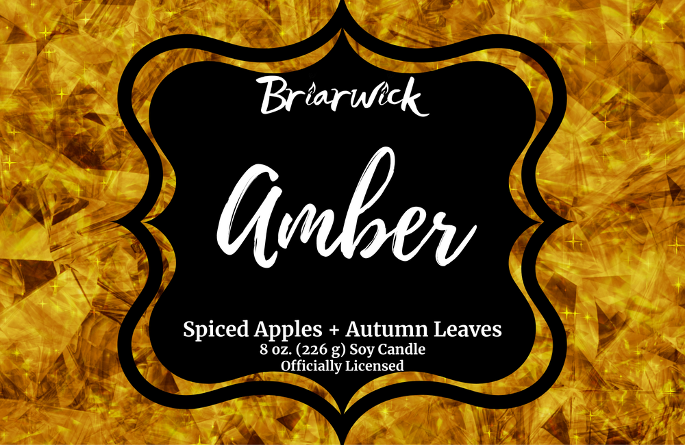a label for an autumn leaves product