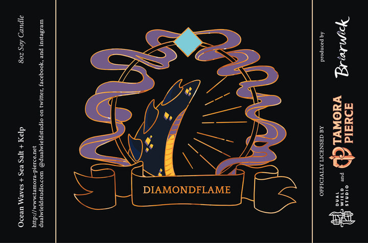 a label for a diamondblame beverage