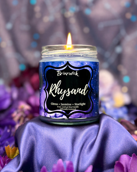 A purple candle named 