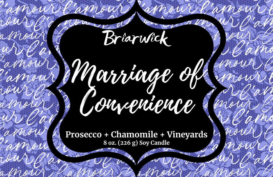 Marriage of Convenience- Romance Trope Inspired Candle