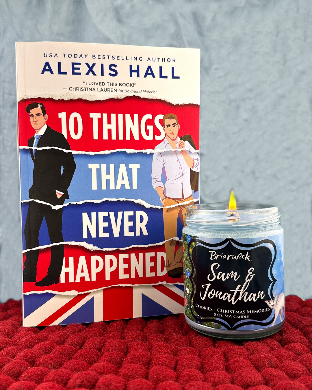 Sam and Jonathan- 10 Things that Never Happened Candle