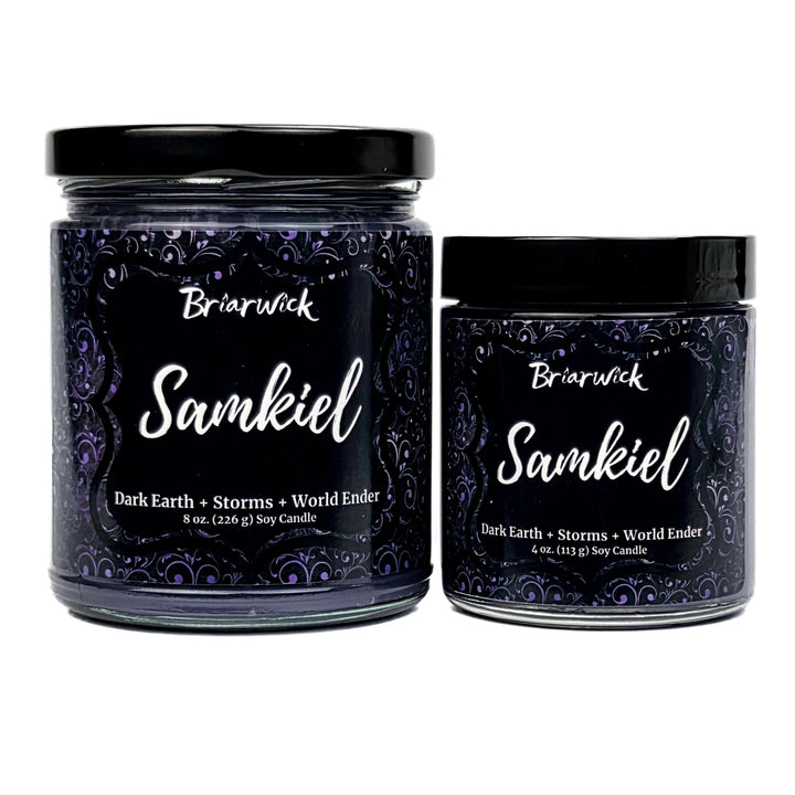 Samkiel- Officially Licensed Amber V. Nicole Gods and Monsters Candle