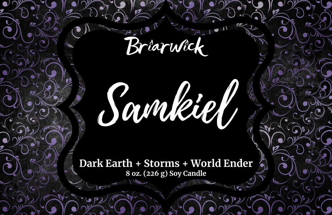 Samkiel- Officially Licensed Amber V. Nicole Gods and Monsters Candle