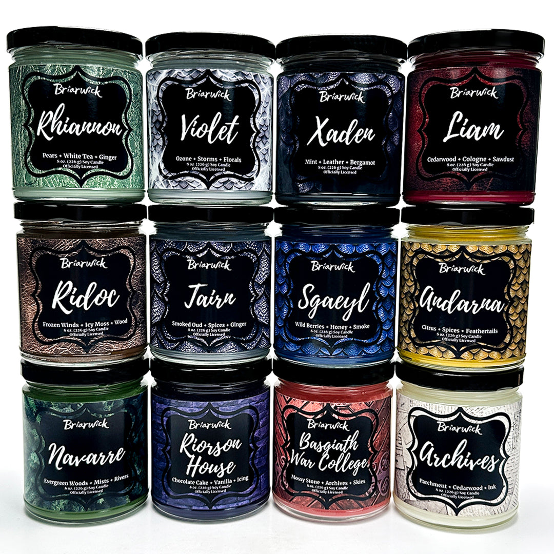 Fourth Wing- Full Collection Bundle- 8 oz. Jar Sized- Officially Licensed
