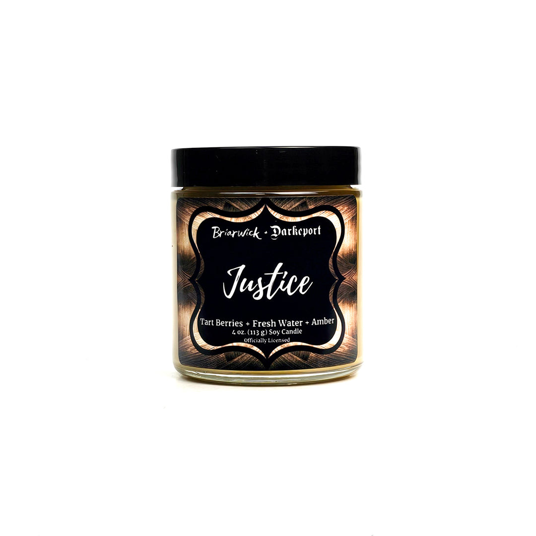 Justice- Officially Licensed Darkeport Candle