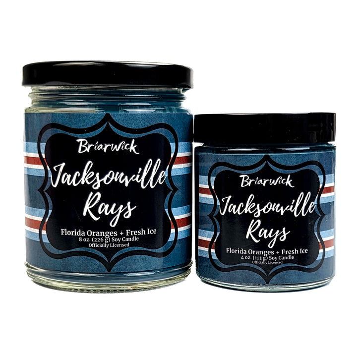 Two jars of Briarwick Jacksonville Rays candle on a white background