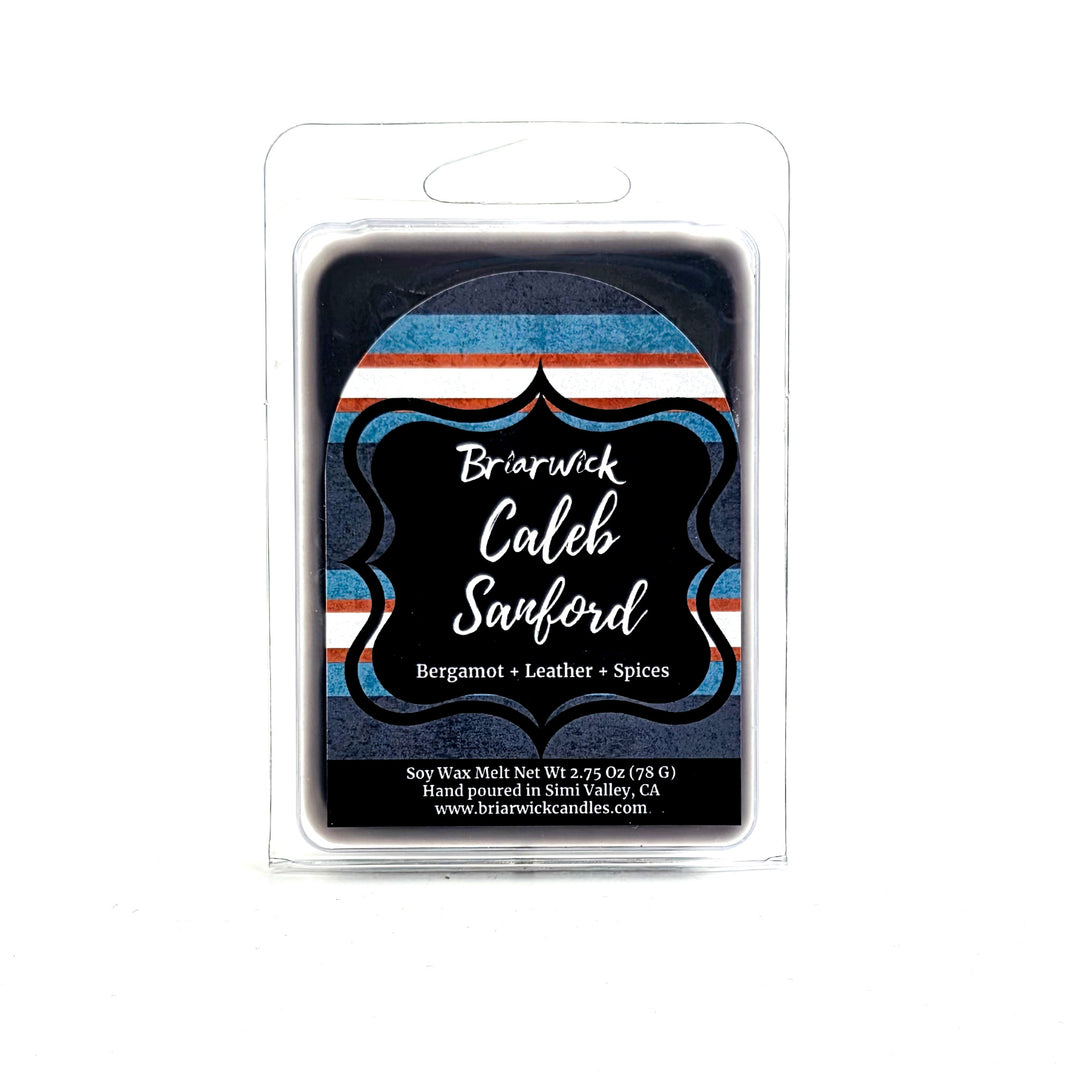 Briarwick Caleb Sanford soy wax melt package on a white background