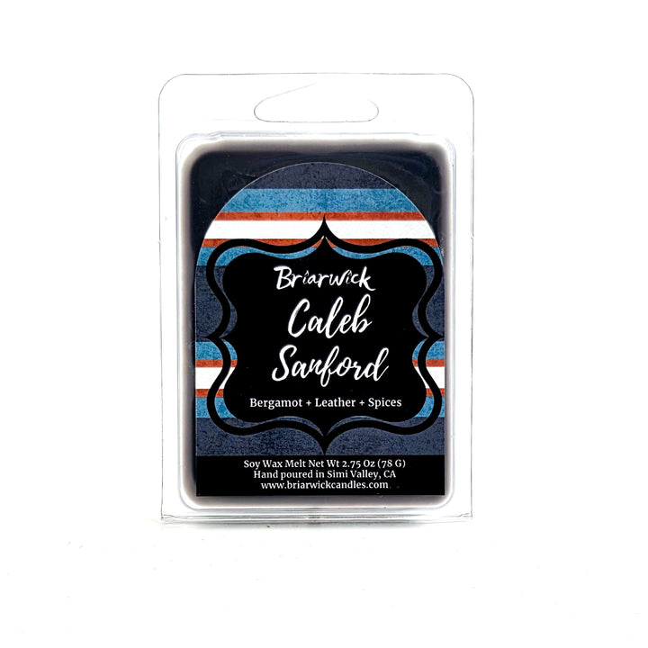 Briarwick Caleb Sanford soy wax melt package on a white background