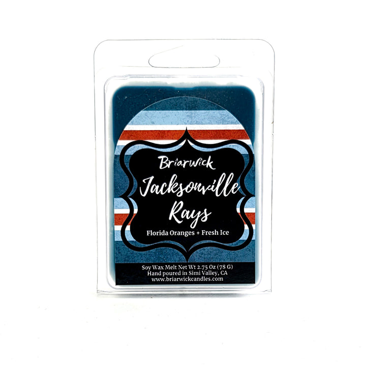 Briarwick Jacksonville Rays soy wax melt package on a white background