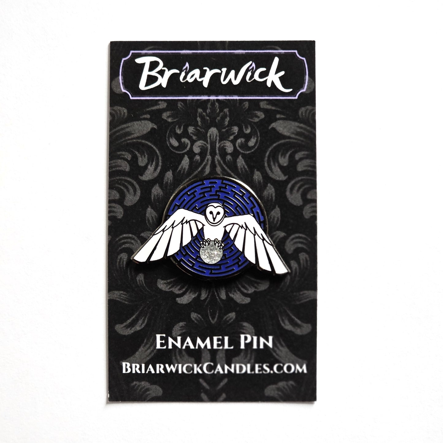 Labyrinth Owl Pin- Hard Enamel Pin