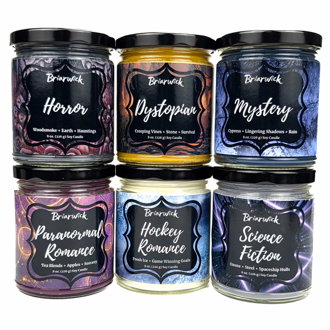 New Book Genres 8oz Candle Bundle