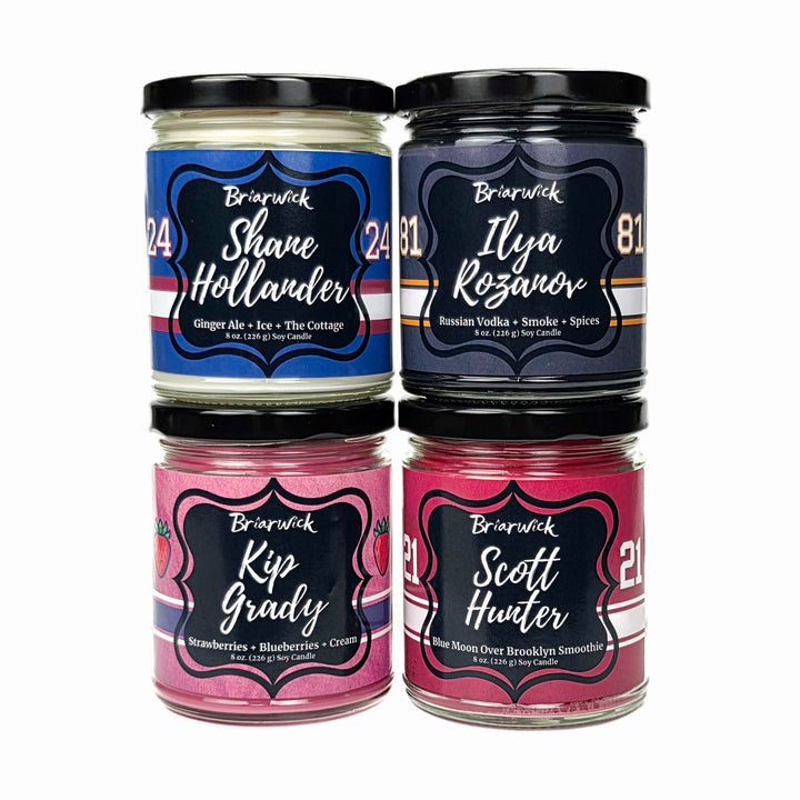 Heated Rivalry 8 oz Candle Bundle- Special Edition- Official Game Changers Series Candle- Made with Author Permission