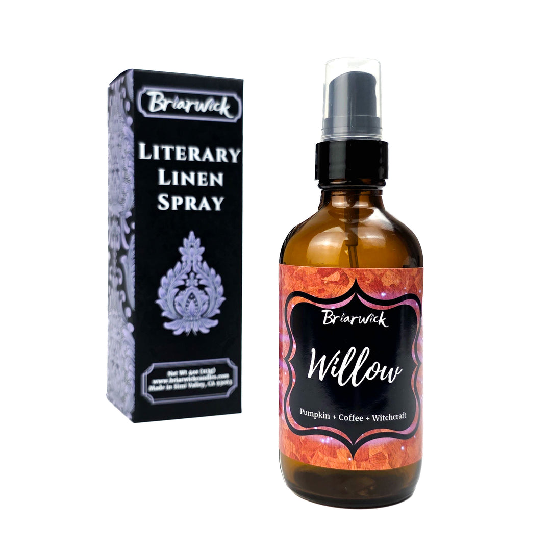 Briarwick Literary Linen Spray on a white background called Willow