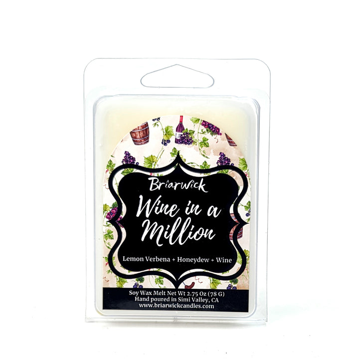 White Wine in a Million wax melt by Briarwick on a white background