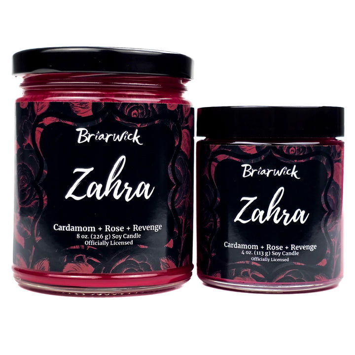 Two jars of Briarwick Zahra candle on a white background