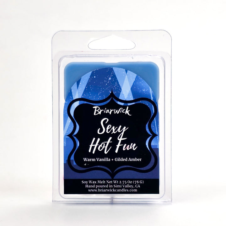 Briarwick Sexy Hot Fun wax melt packaging on a white background