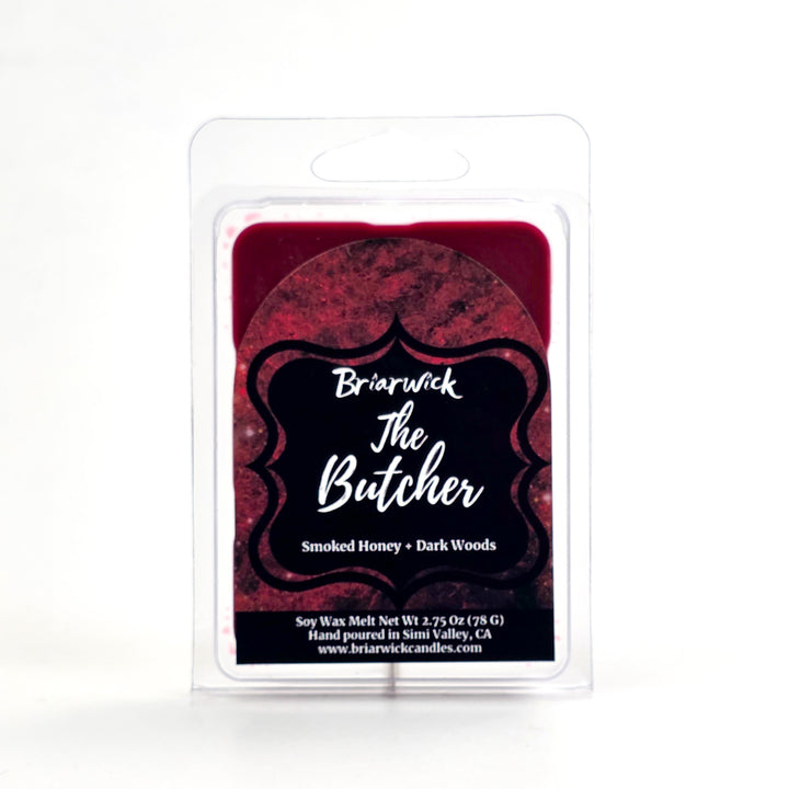 Briarwick The Butcher wax melt packaging on a white background