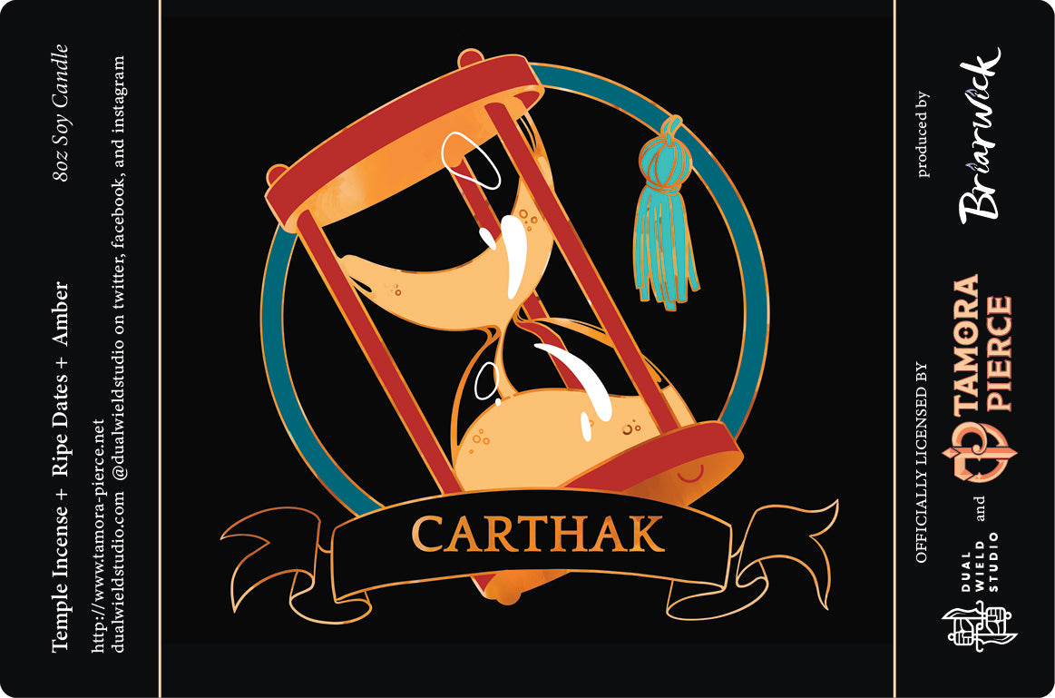 Carthak Candle - Tamora Pierce Officially Licensed - Soy Vegan Candle