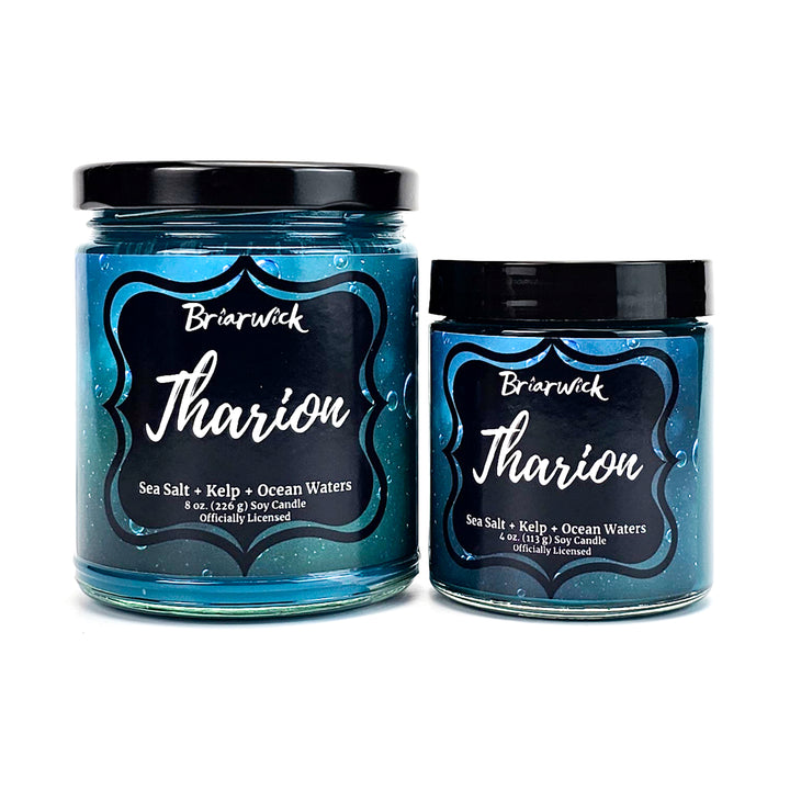 two jars of marjoa are sitting side by side