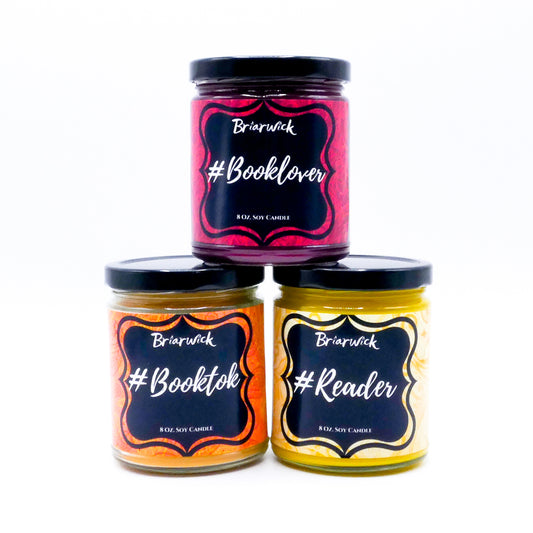 Bundle of 3 Mystery Scent Candles- #Tester Collection- Soy Vegan Candle