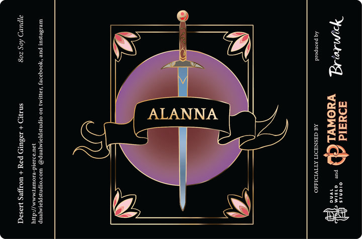 Alanna - Tamora Pierce Officially Licensed  Candle