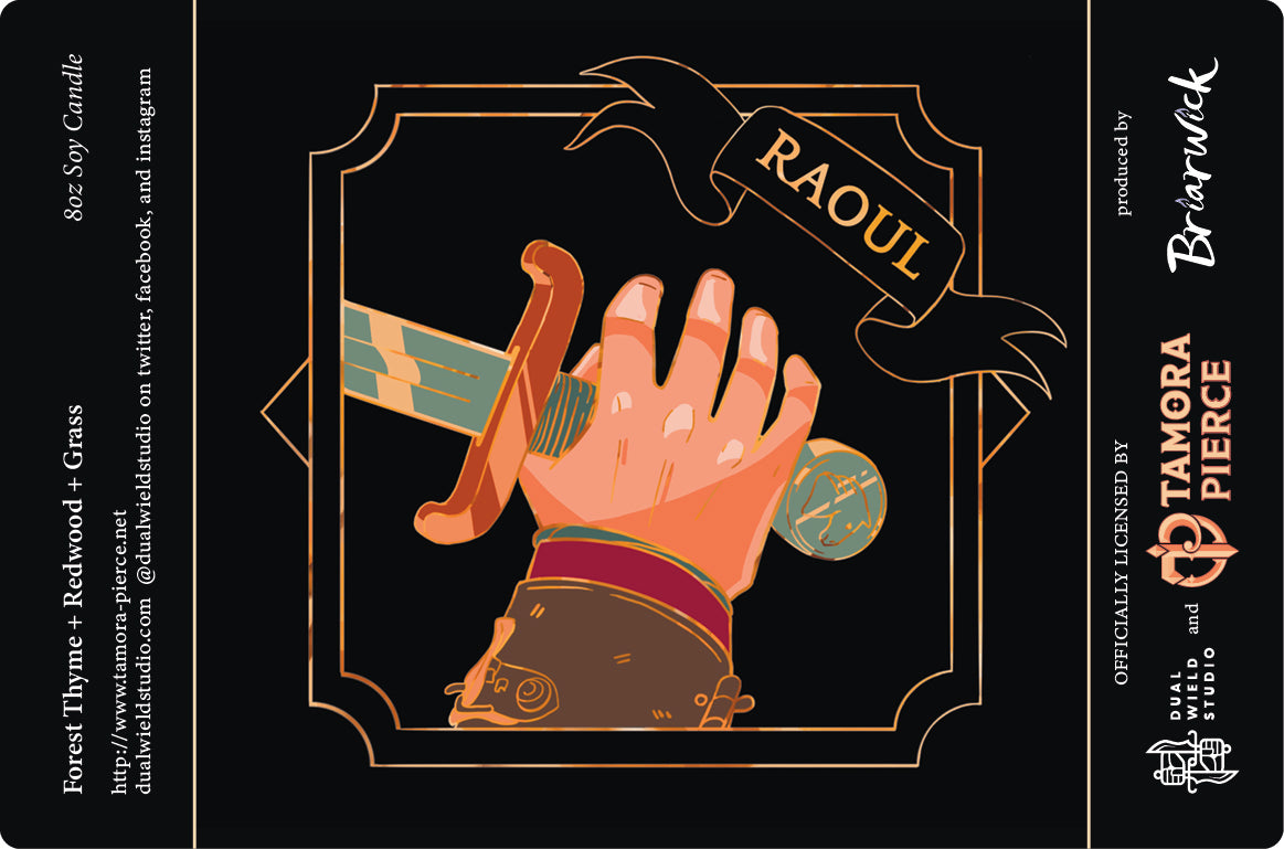 Raoul Candle - Tamora Pierce Officially Licensed - Soy Vegan Candle