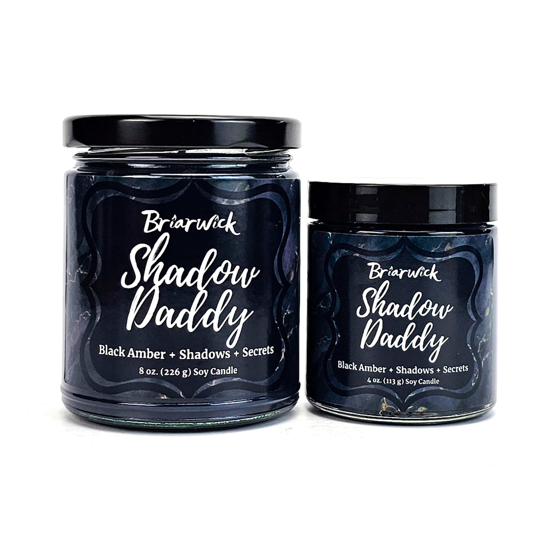 two jars of black shadow daddy shaving paste