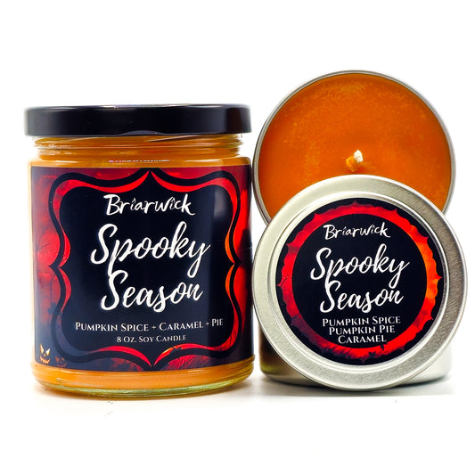 Spooky Season Candle- Autumn Seasonal Exclusive- Soy Vegan Candle