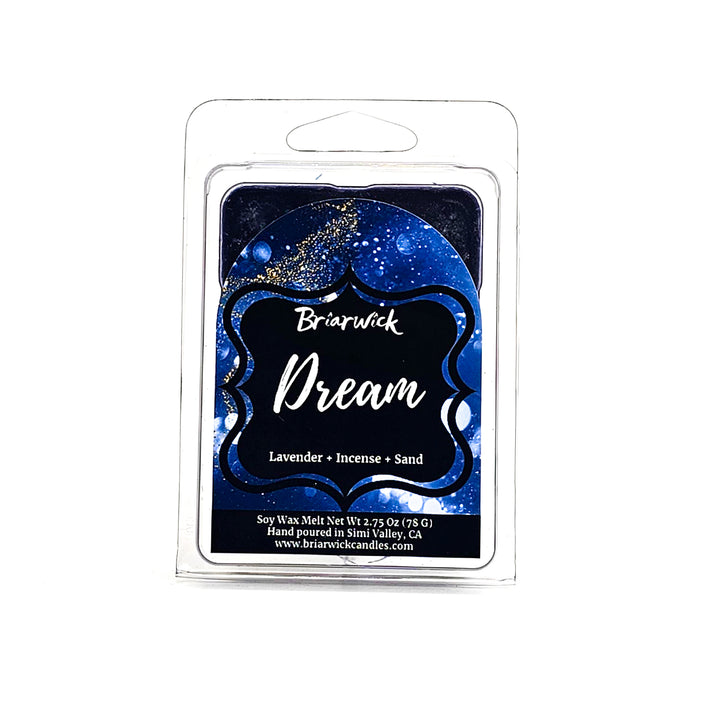 a package of blue and white paper with the words dream on it