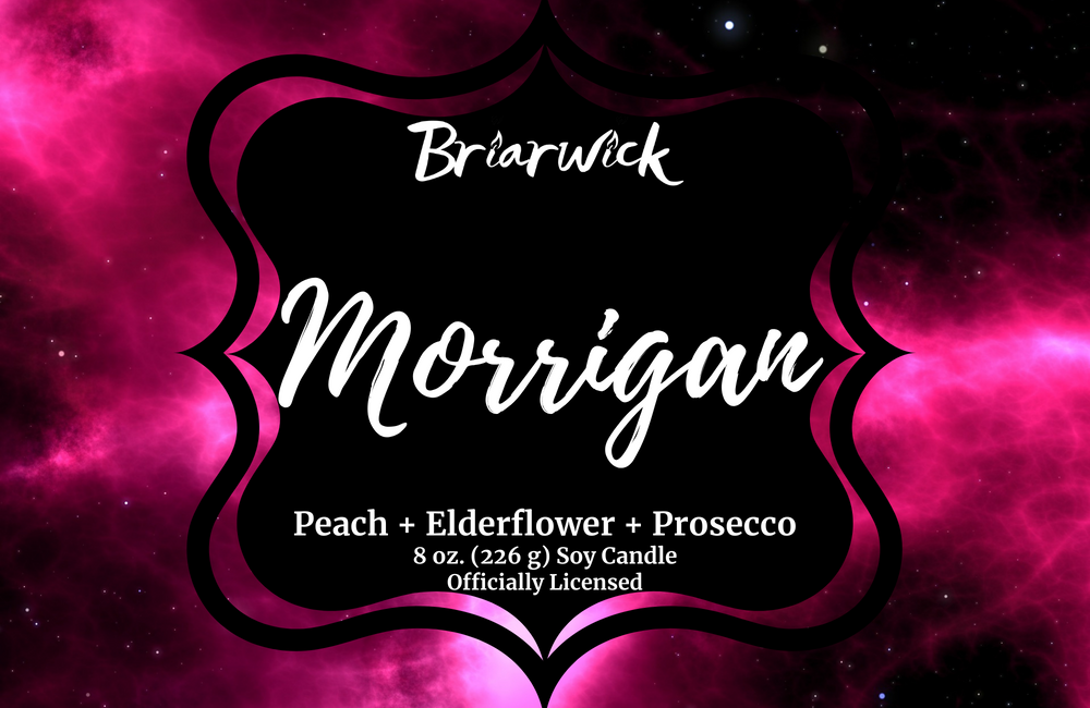 a black and pink background with the words morgan on it