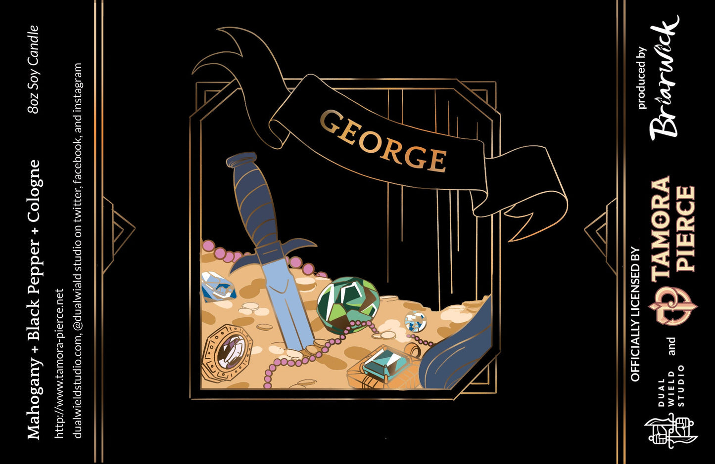 George Candle- Tamora Pierce Officially Licensed- Soy Vegan Candle