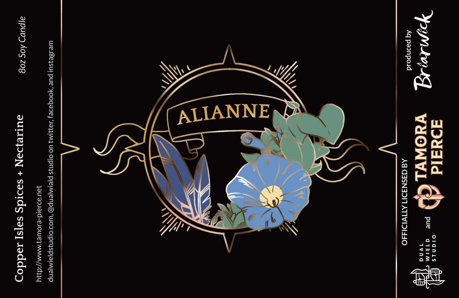Alianne Candle- Tamora Pierce Officially Licensed- Soy Vegan Candle
