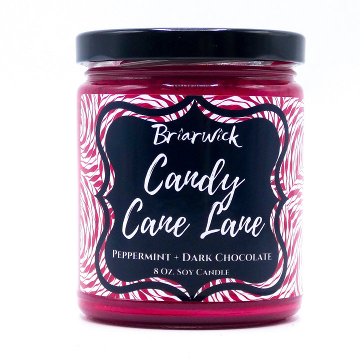 Candy Cane Lane Candle- Winter Seasonal Exclusive- Soy Vegan Candle