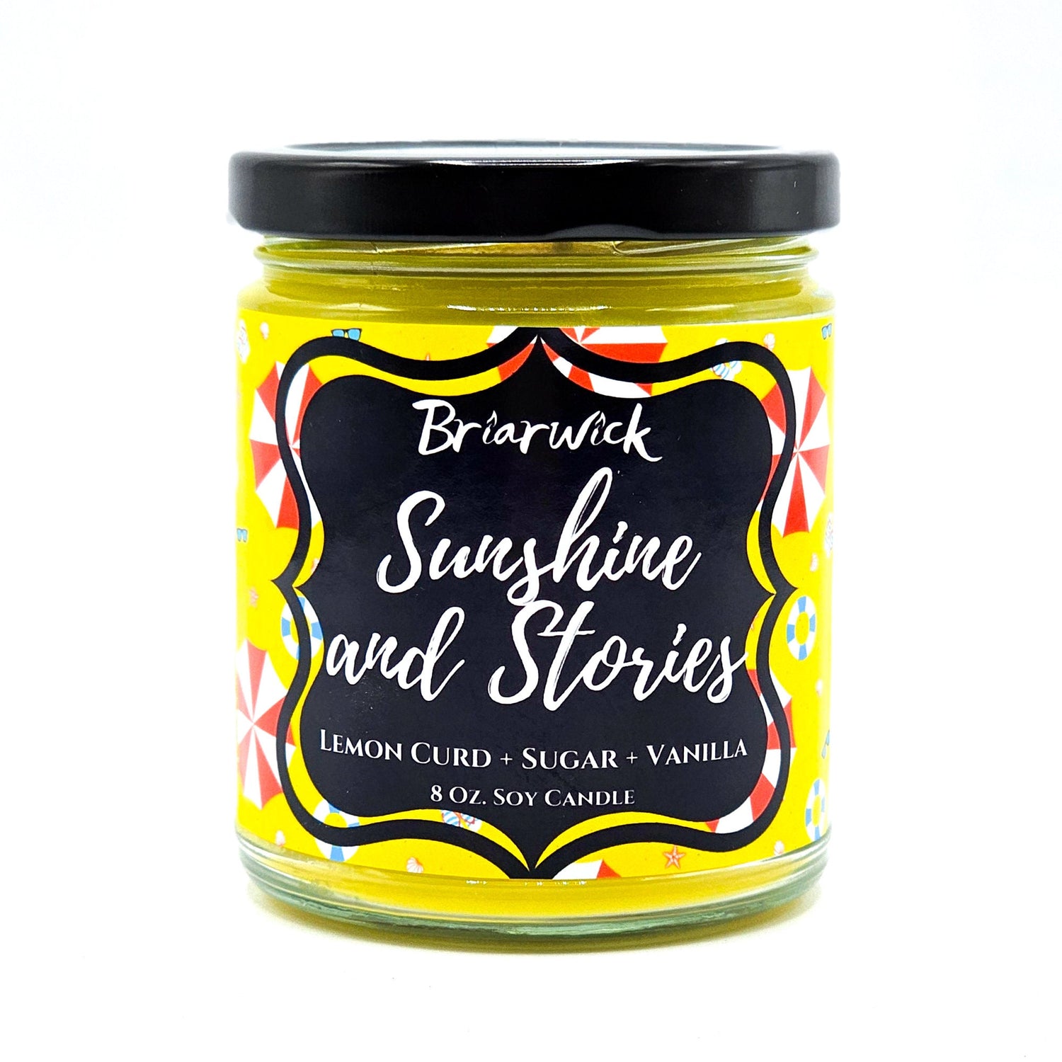 Sunshine & Stories- Summer Seasonal- Bookish Inspired Candle- Soy Vegan Candle